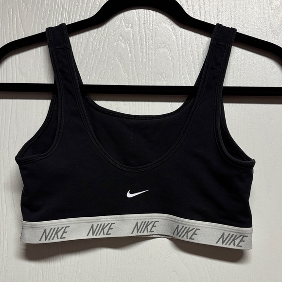Nike Women's Black and White Sports Bra - Picture 3 of 8